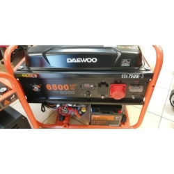 Agregat prądotwórczy Daewoo  GDA 7500E-3 6,5 kVA