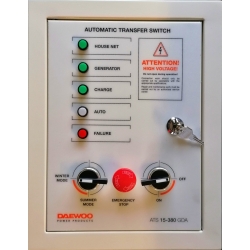 Moduł automatycznego załączania rezerwy SZR (ATS= Automatic Transfer Switch) ATS15-380GDA