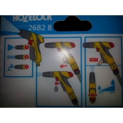 Pistolet ultra + złączka z stopem Hozelock