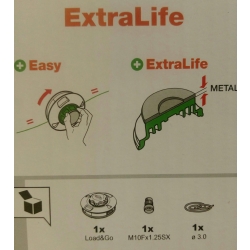 Głowica żyłkowa Extralife Easyload do kos spalinowych, profesjonalna